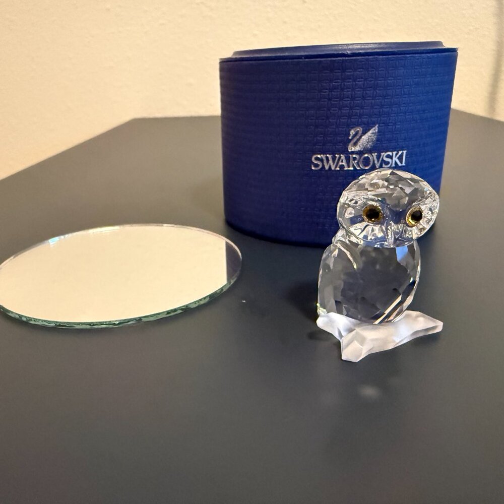 Swarovski Owl on a Branch 1003319 Figurine
